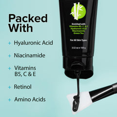 Mascarilla Ebanel con retinol para mejorar elasticidad de la piel.