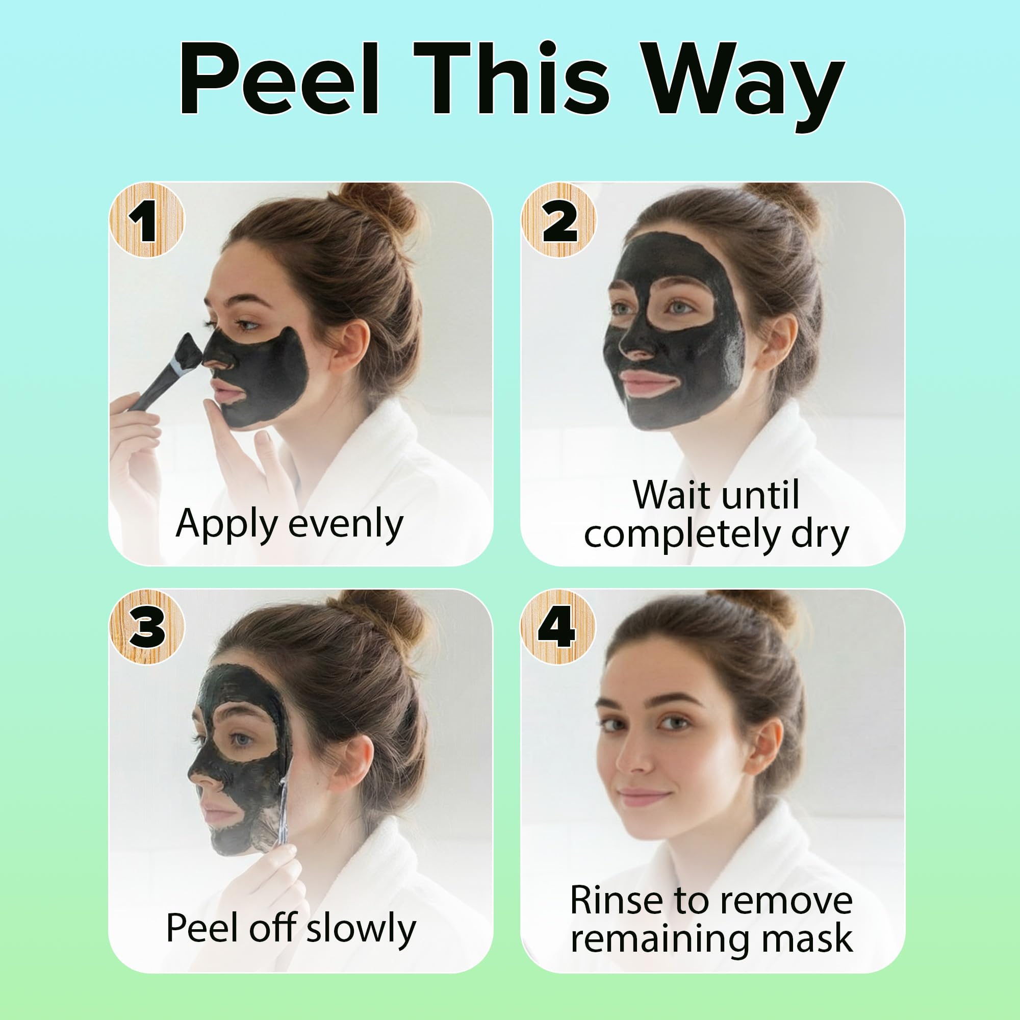 Mascarilla Ebanel libre de crueldad, apta para veganos.
