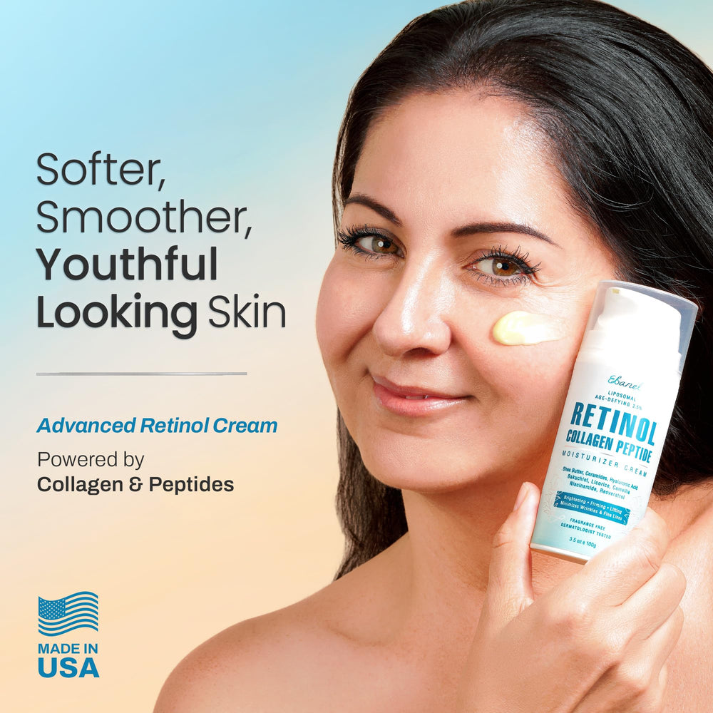 Ebanel Retinol Crema Cara Textura Cremosa: sensación lujosa para uso diario.