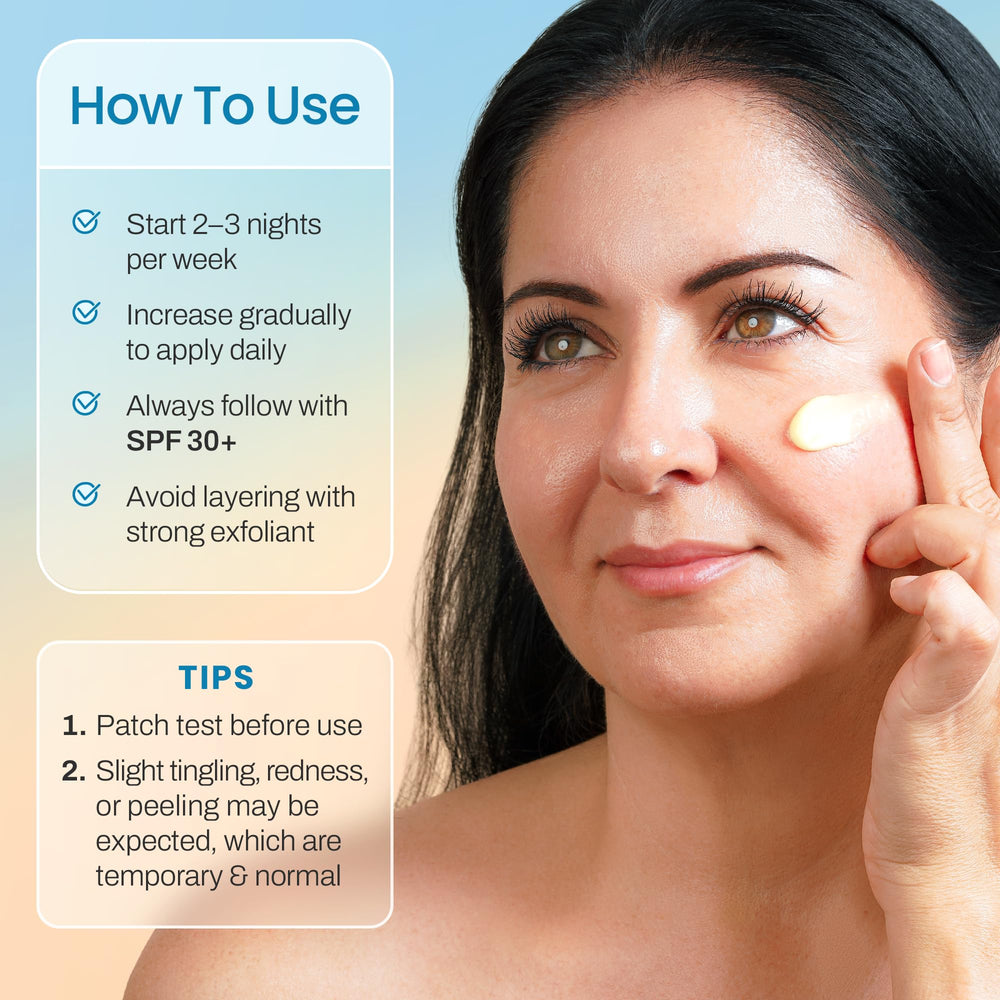 Ebanel Retinol Día Noche: uso diario para resultados consistentes.