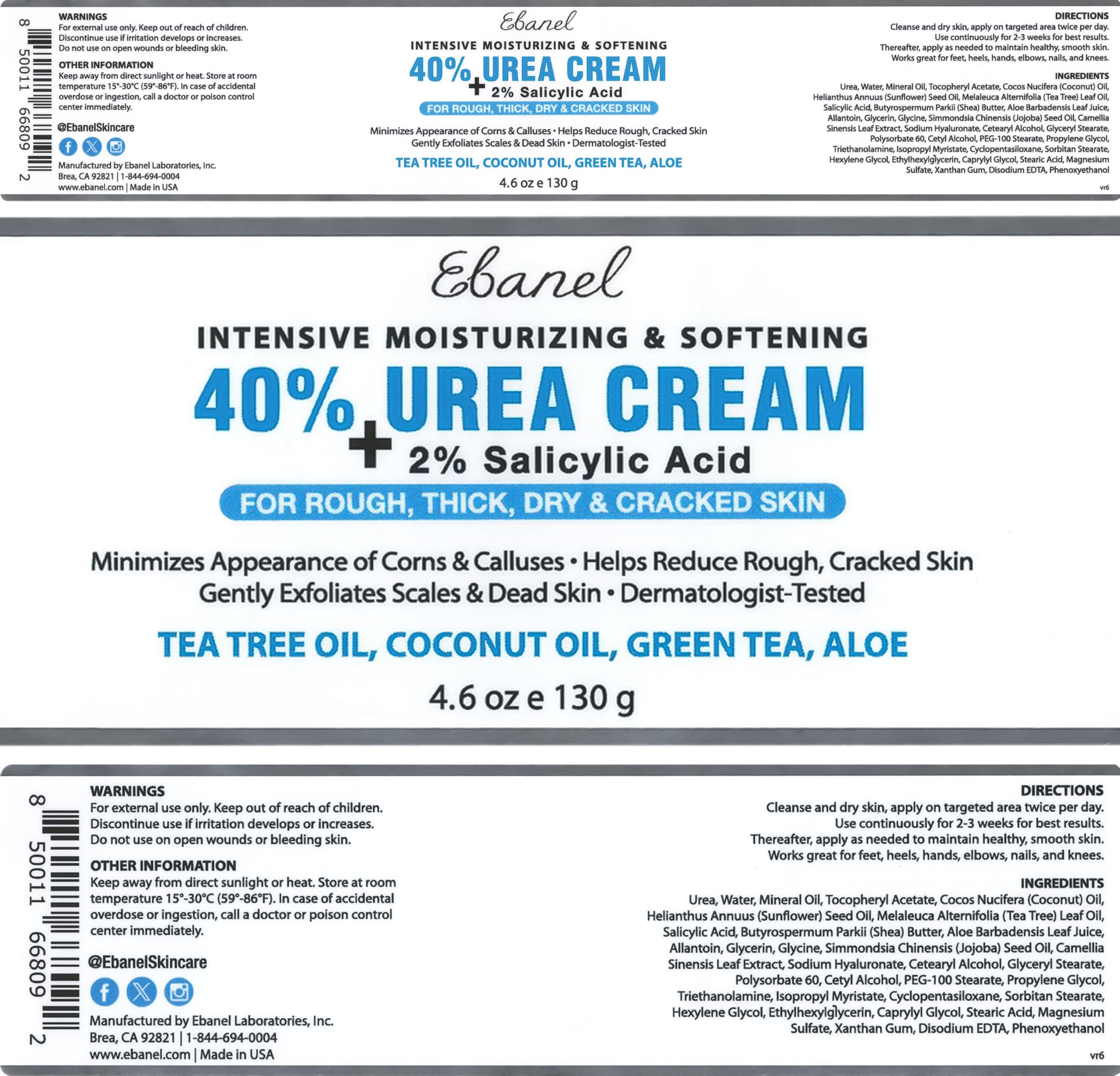 Ebanel softened skin after use image showing smoother feet