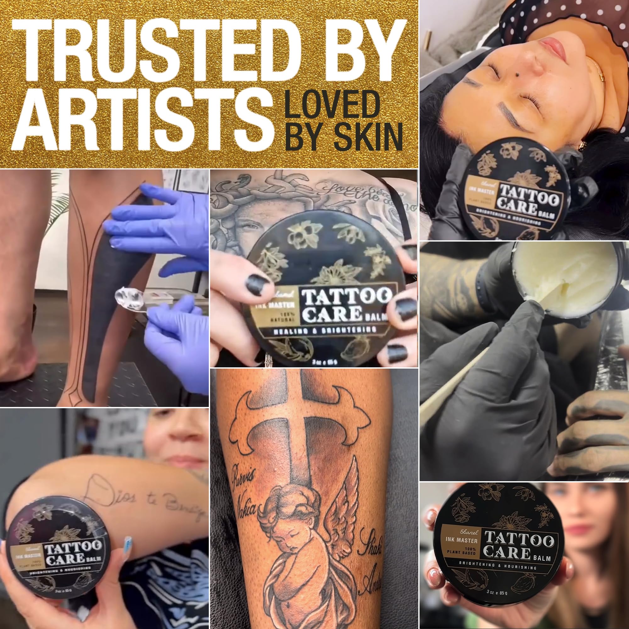 Ebanel Tattoo Balm, alivio del enrojecimiento e irritación sin grasa