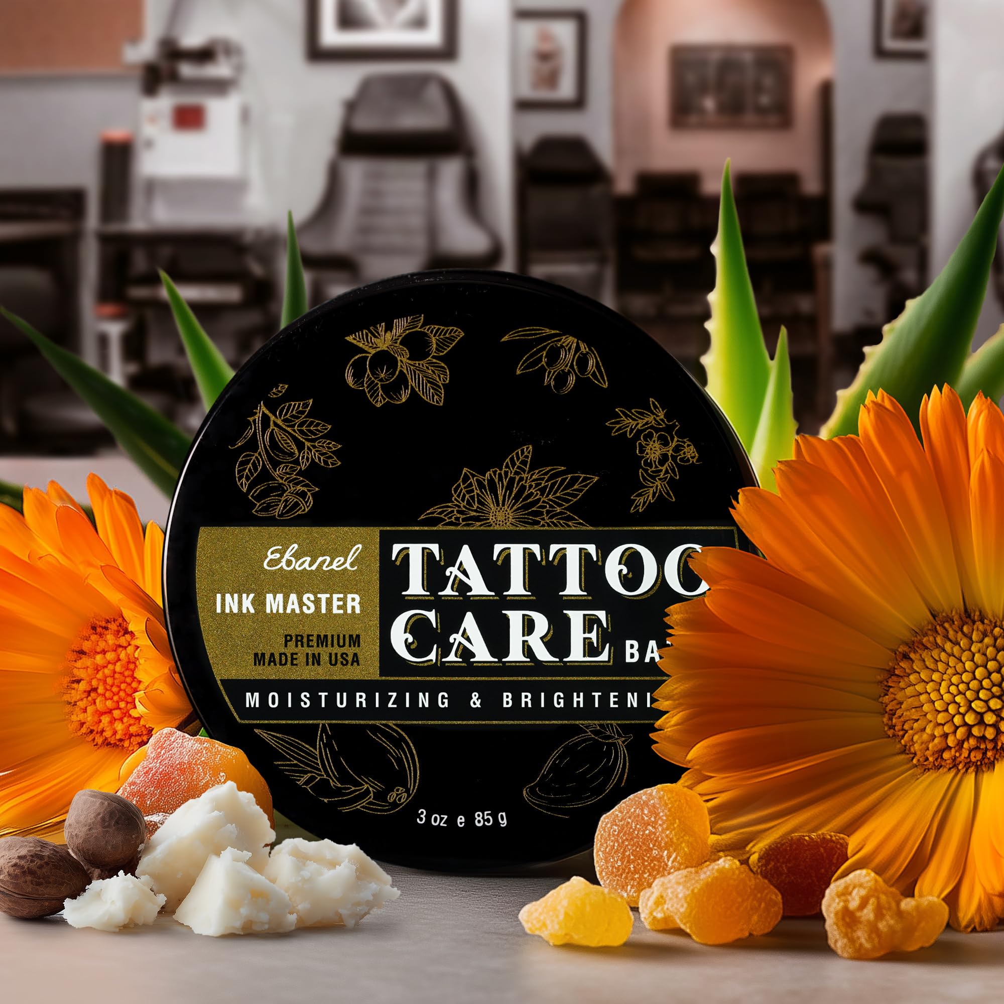 Ebanel Tattoo Balm, hecho en Estados Unidos, cuidado confiable