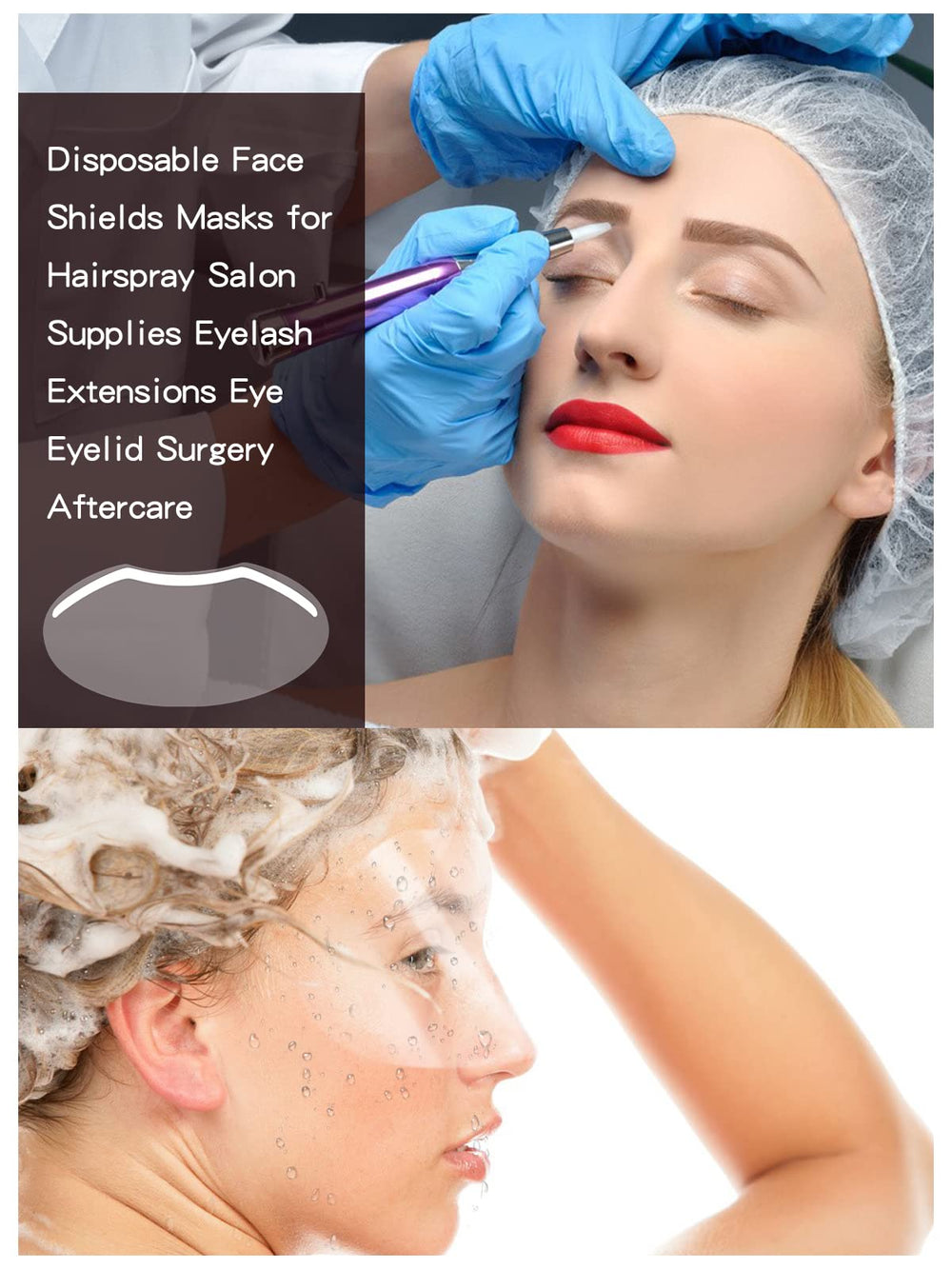 EBANKU clear face shield demonstrates transparency for uninterrupted video viewing during procedures