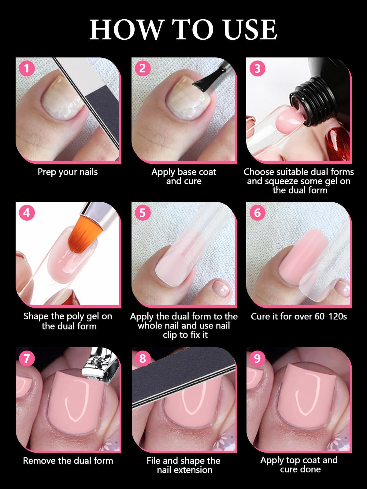 EBANKU Kit de pedicure regalo ideal para amigas y familiares.