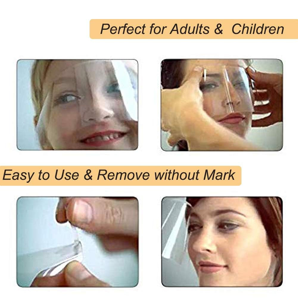 EBANKU one-time-use shield for hygienic disposal after each session