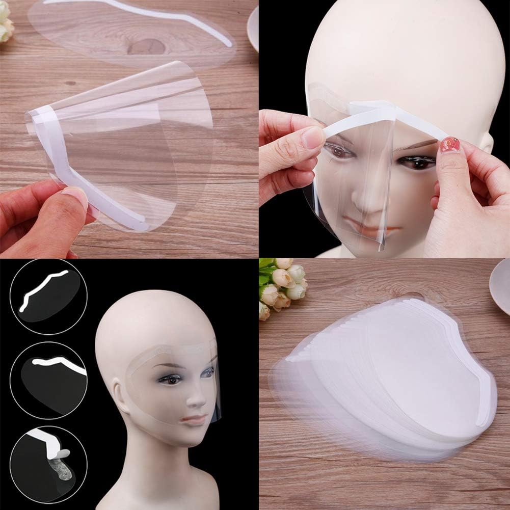 EBANKU salon protection shield guards against hairspray and color runs