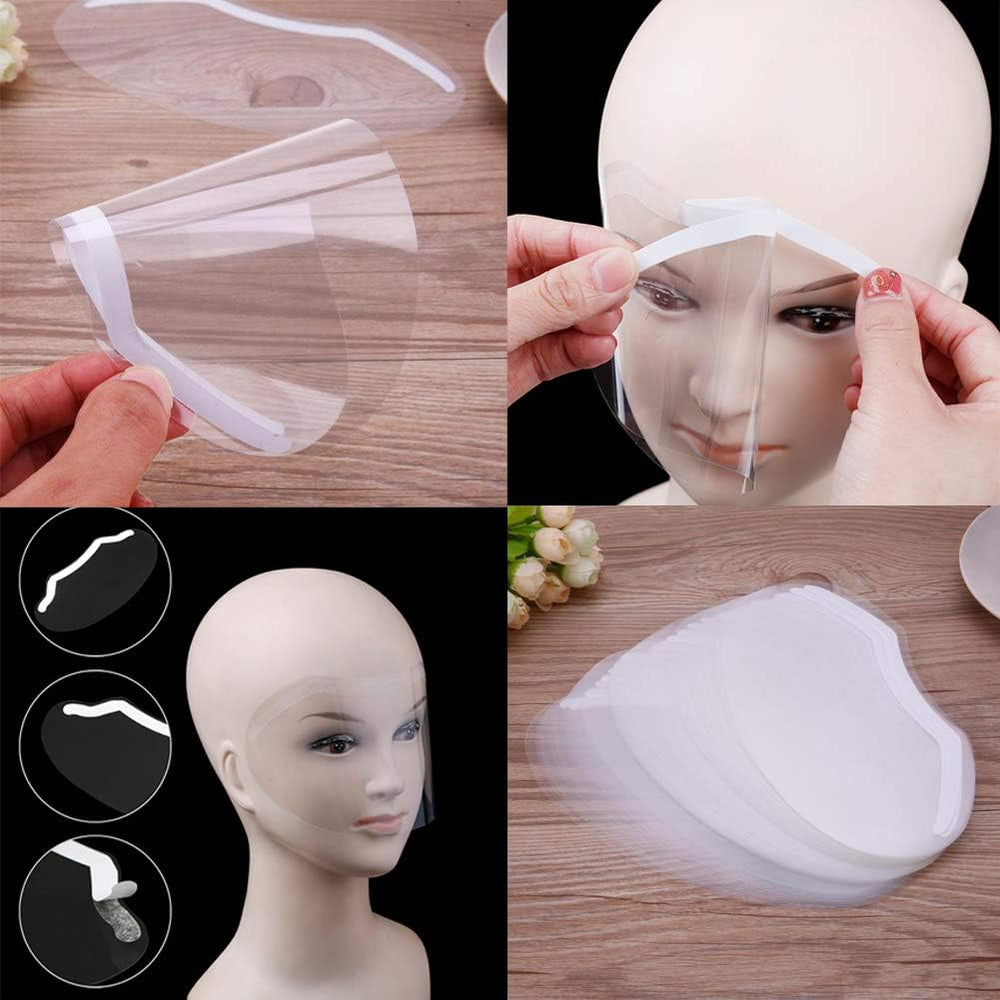 EBANKU salon protection shield guards against hairspray and color runs