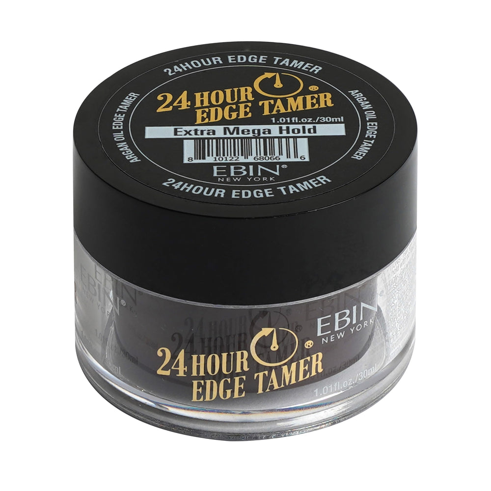 EBIN NEW YORK 24Hour Edge Tamer bottle closeup showing strong edge control
