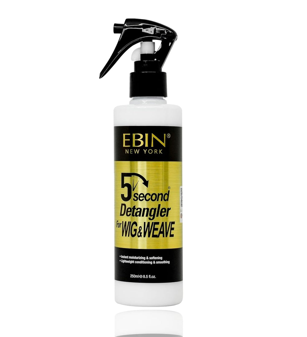 EBIN NEW YORK 5 Second Detangler: botella con pulverizador para desenredar rápido.