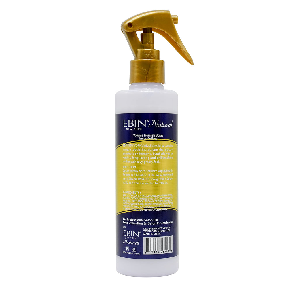 EBIN NEW YORK ingredientes veganos con argán para cabello y cuero cabelludo