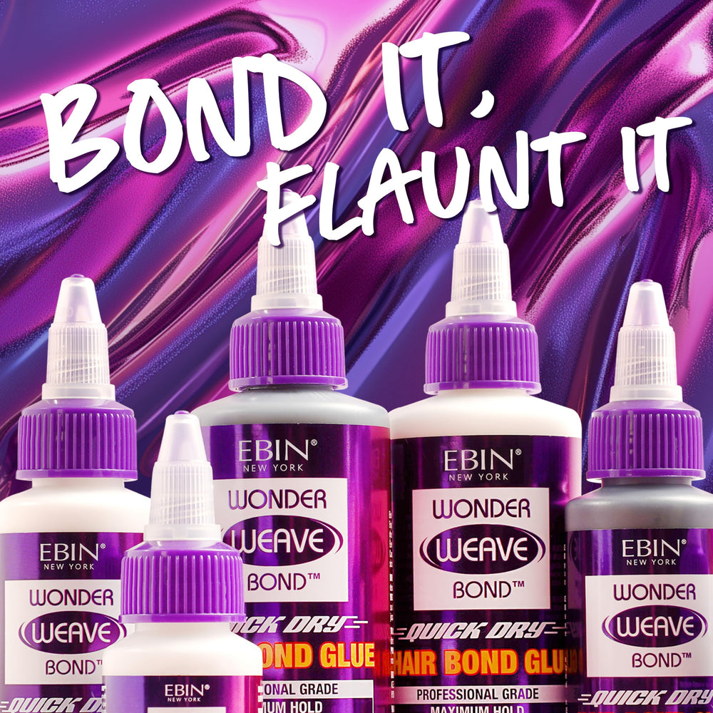EBIN NEW YORK strong hold helps secure weaves during daily activities