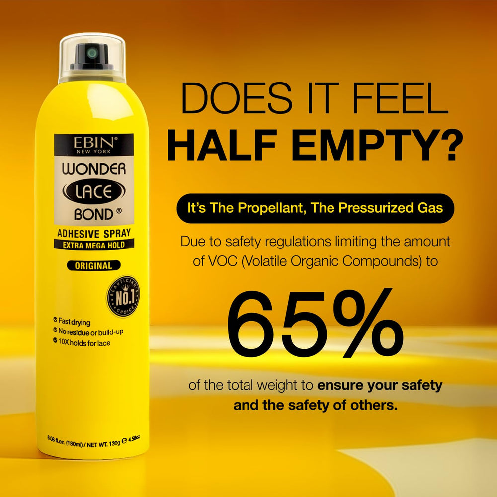 EBIN NEW YORK Wonder Lace Bond adhesive bottle shows safety-conscious packaging and usage.
