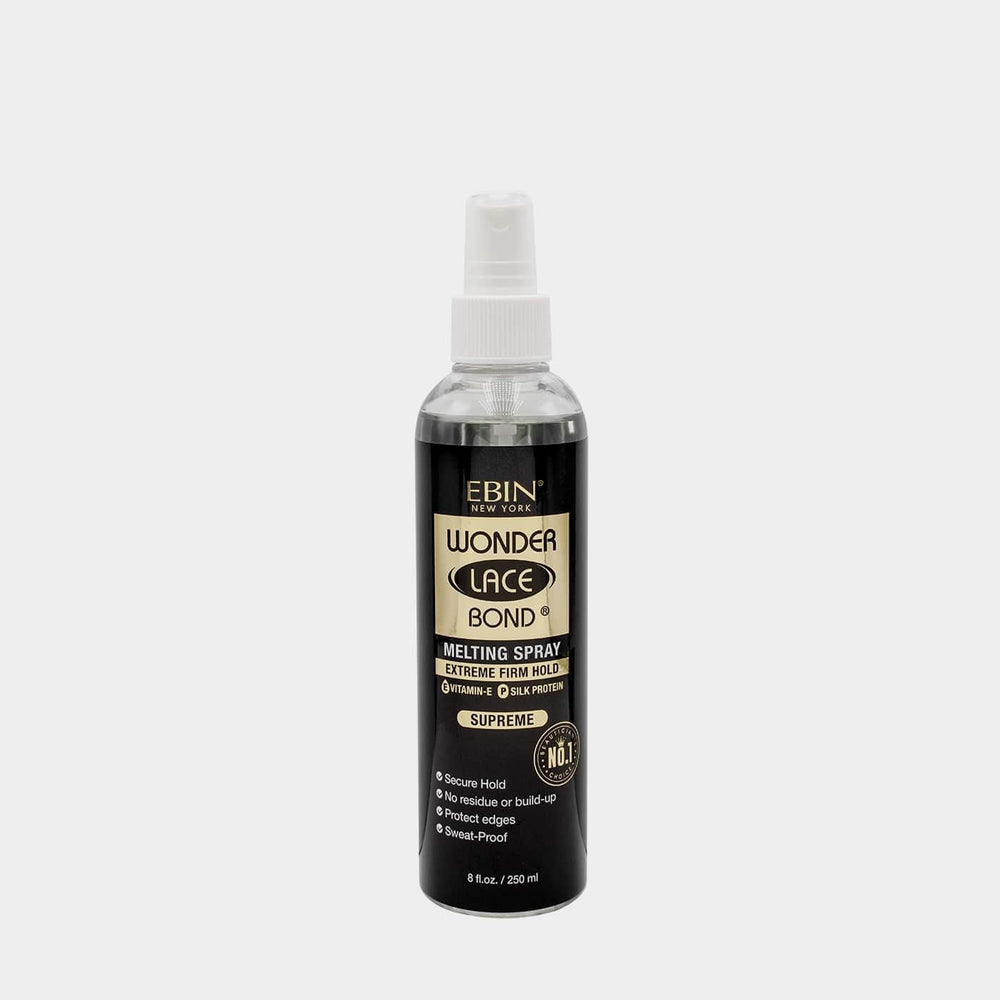 EBIN NEW YORK Wonder Lace Bond Lace Melt Spray: acabado sin costuras para look natural.