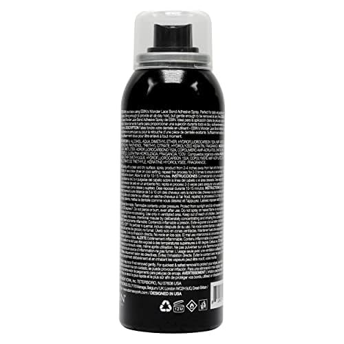 Quick-dry application with EBIN NEW YORK Wonder Lace Bond Spray for daily wig use.