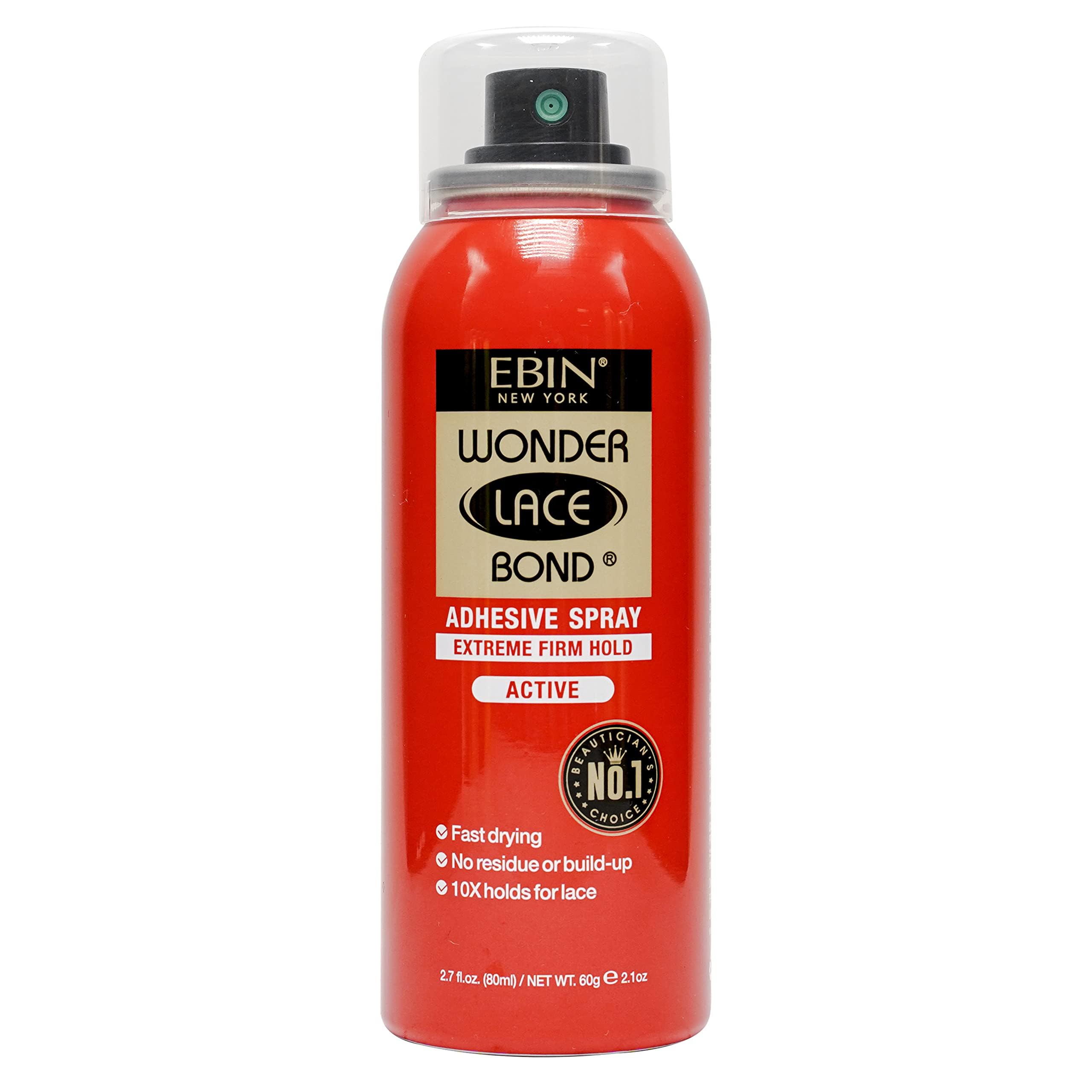 EBIN NEW YORK Wonder Lace Bond Spray con boquilla precisa para aplicación controlada