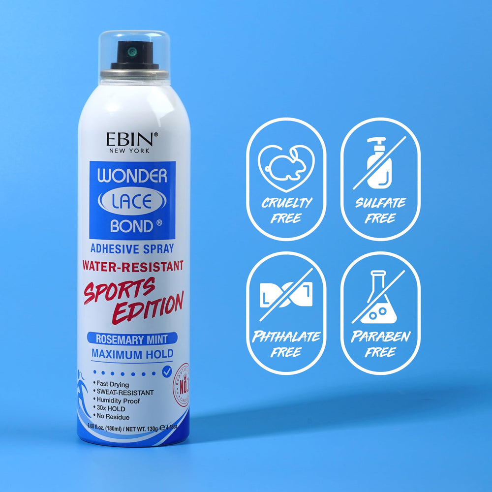 EBIN NEW YORK Wonder Lace Bond Spray daily-wear comfort and secure hold.