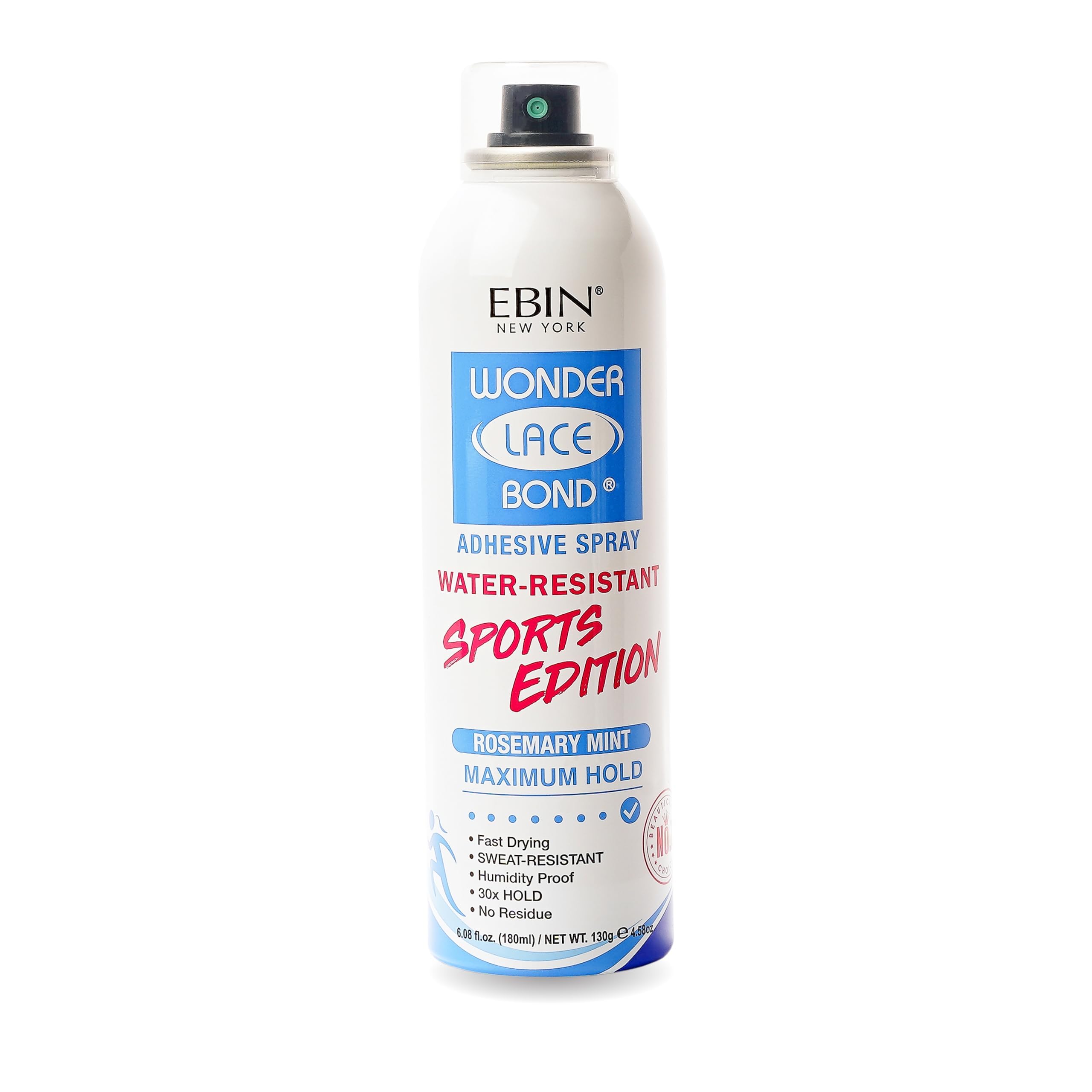 EBIN NEW YORK Wonder Lace Bond Spray front wig application for a seamless hairline hold.