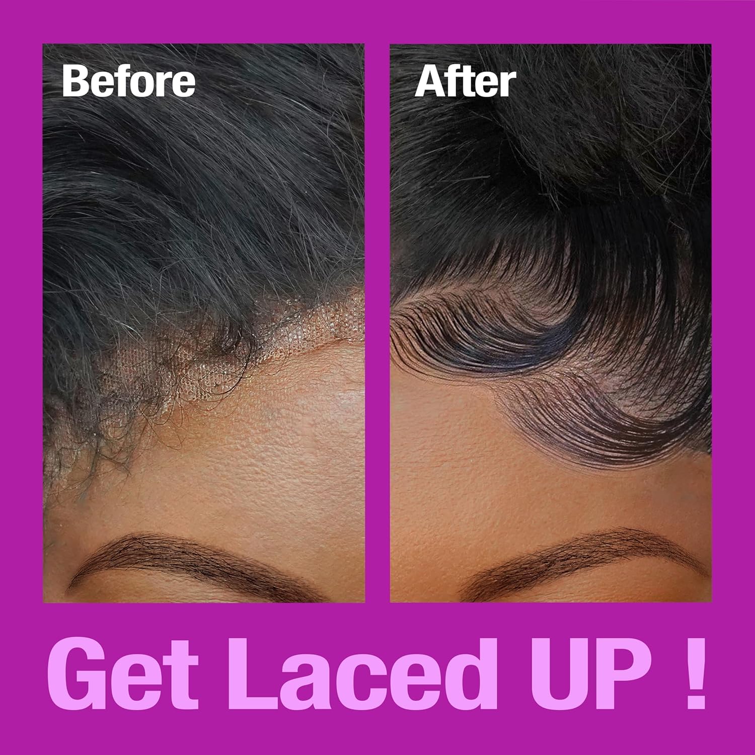 EBIN NEW YORK Wonder Lace Melt Spray is easy to use with or without adhesives.