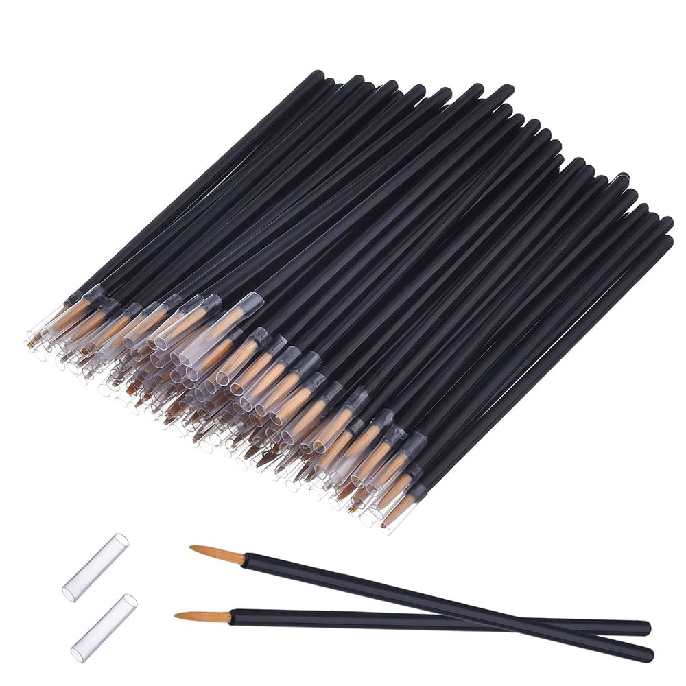 EBOOT disposable eyeliner brush 100-pack for precise, sanitary makeup application