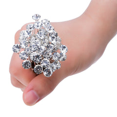 EBOOT rhinestone hair pin holds hair securely for updos and ceremonies