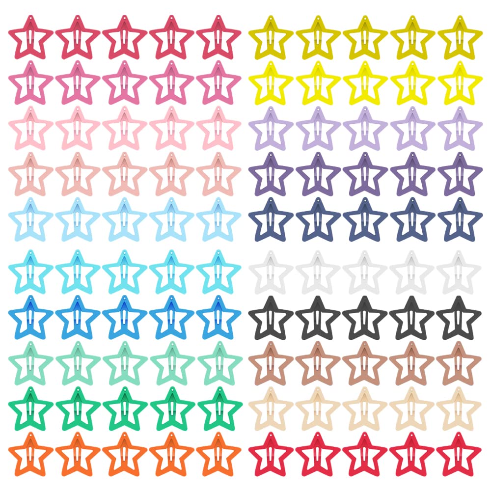 ECADY clip estrella metalico, ideal para peinados diarios en cabello fino.