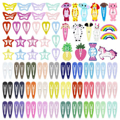 Pinzas ECADY coloridas con colores clásicos para un peinado seguro y duradero