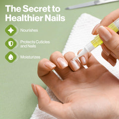 ECCO PURE cuticle oil pen nail-care setup highlights easy, quick maintenance.