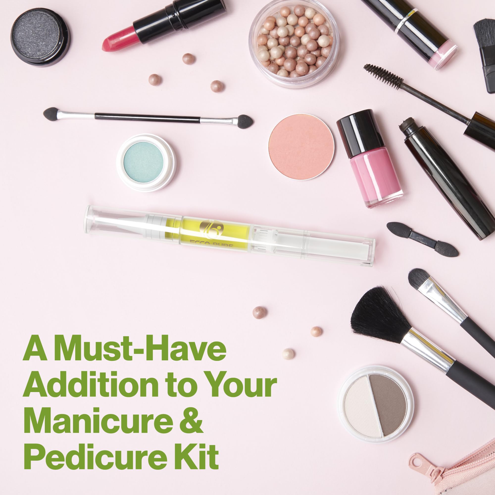 ECCO PURE cuticle oil pen precise-application for quick, clean use.