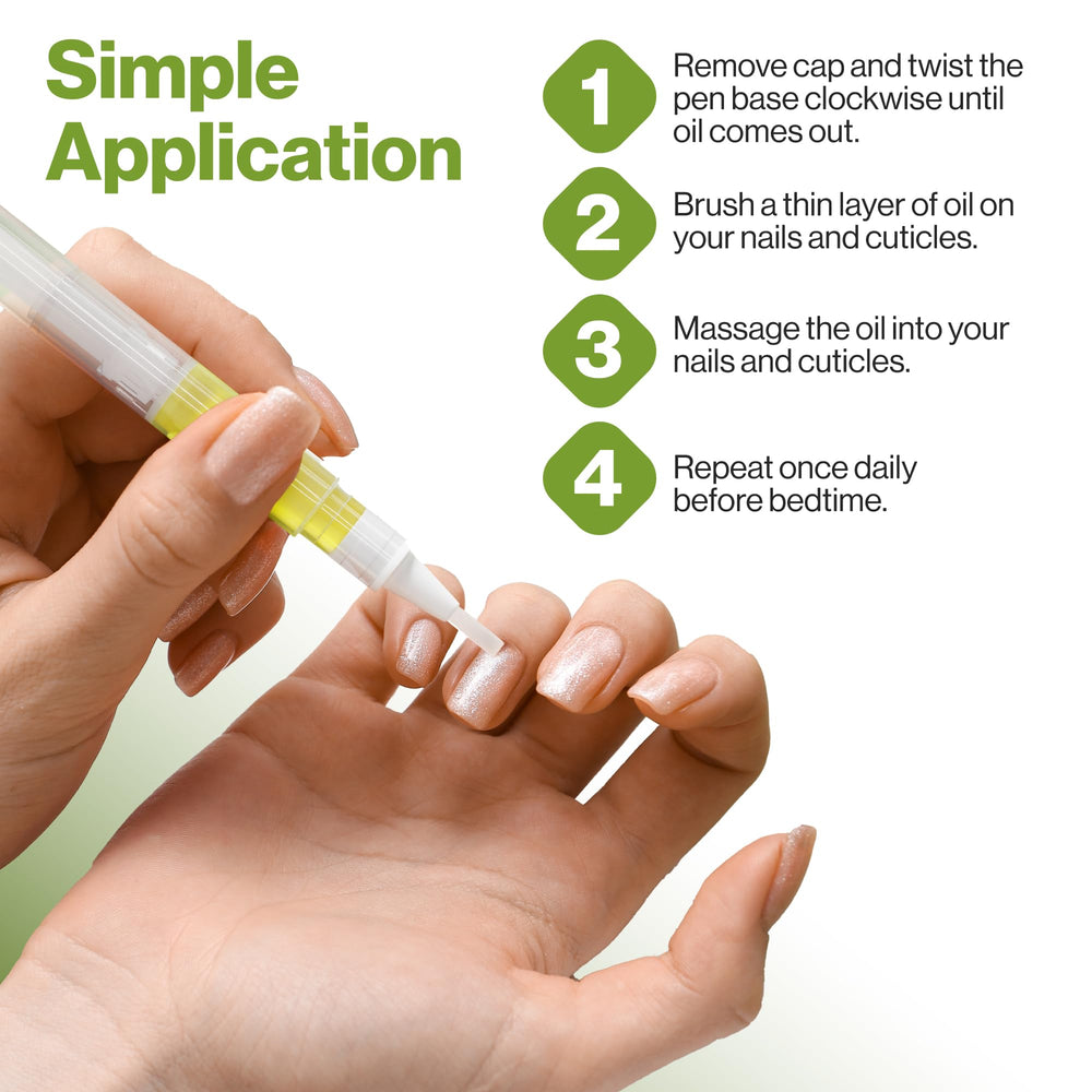 ECCO PURE cuticle oil pen vitamin E-rich formula supports healthy nails.