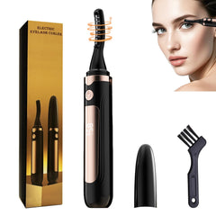 Echtur 2026 Heated Eyelash Curler front view for on-the-go curling.