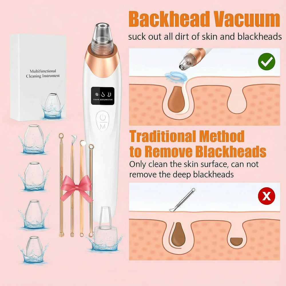 Echtur Pore Vacuum on bathroom counter ready for daily skincare routine
