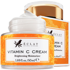 Botella de Eclat Skincare Vitamin C ilumina el tono de piel.