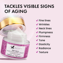 Eclat Skincare daily use face cream applying on the back of a hand