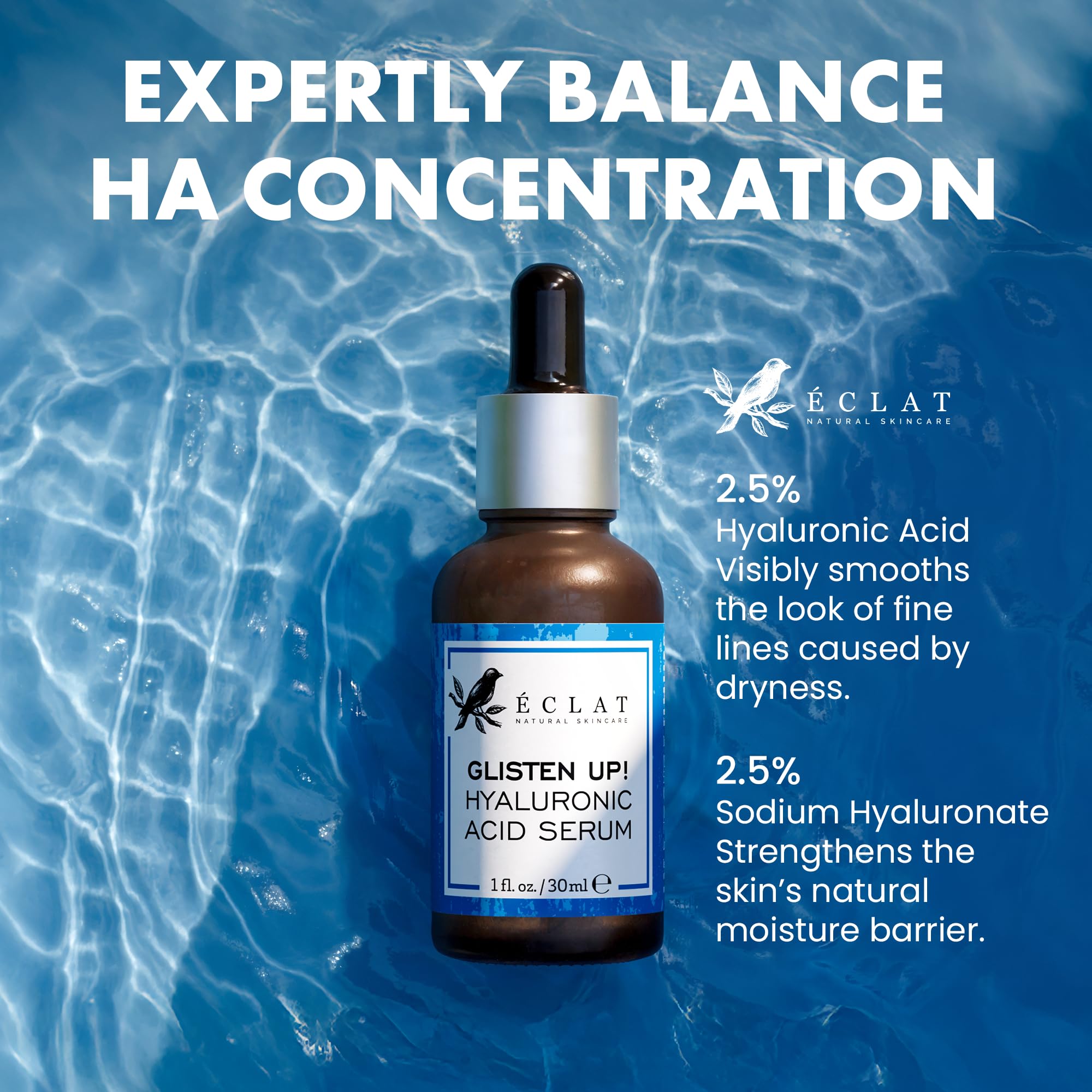 Eclat Skincare Suero Textura ligera: se absorbe rapidamente