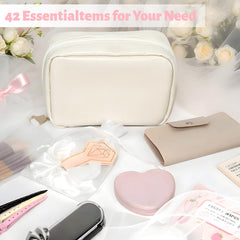 Bolso de maquillaje compacto Eclatbox para retoques discretos.