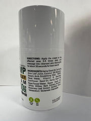 Texture of Eclipse Hemp Cream on skin demonstrating deep penetration and softness.
