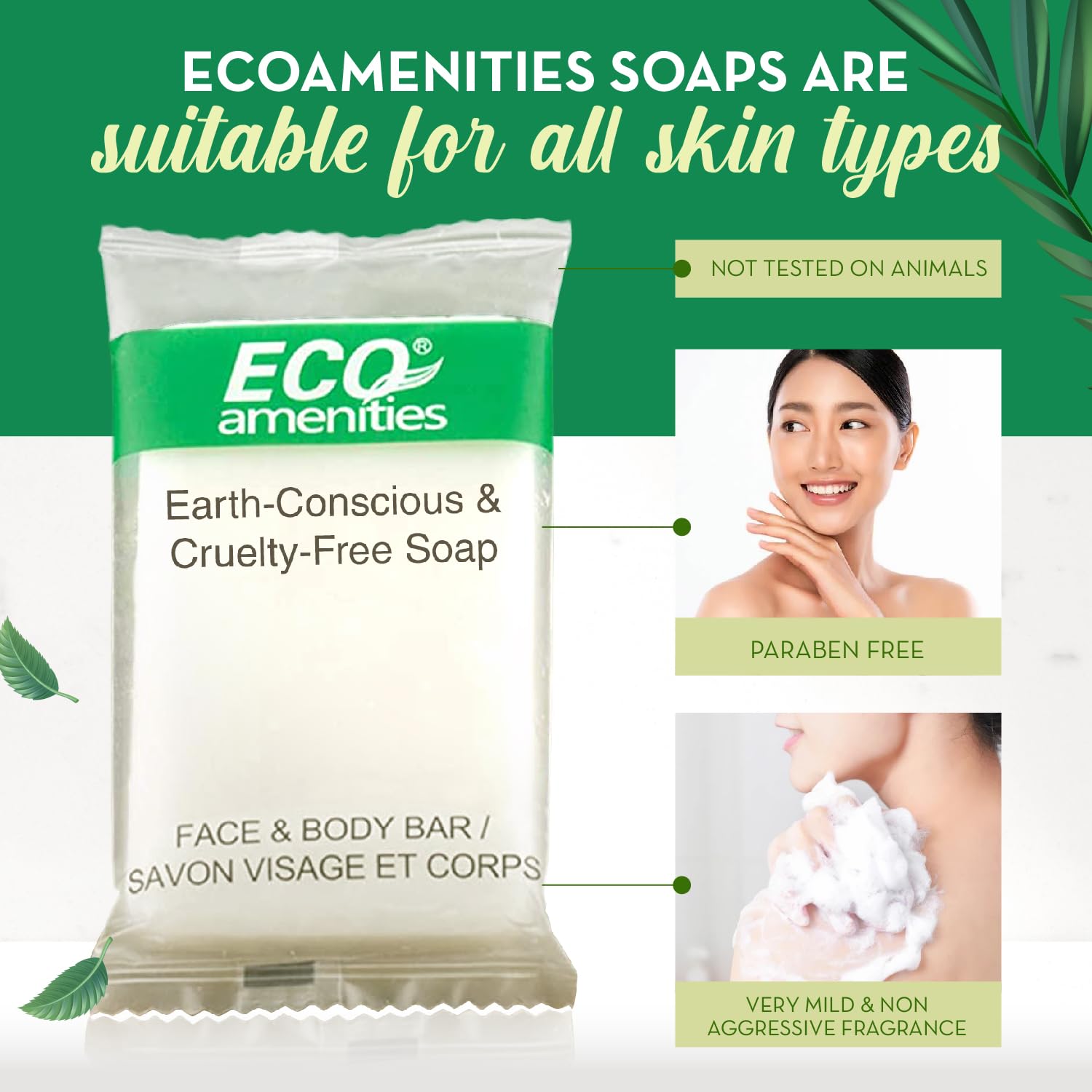 Eco Amenities biodegradable wrap packaging for eco-friendly amenities