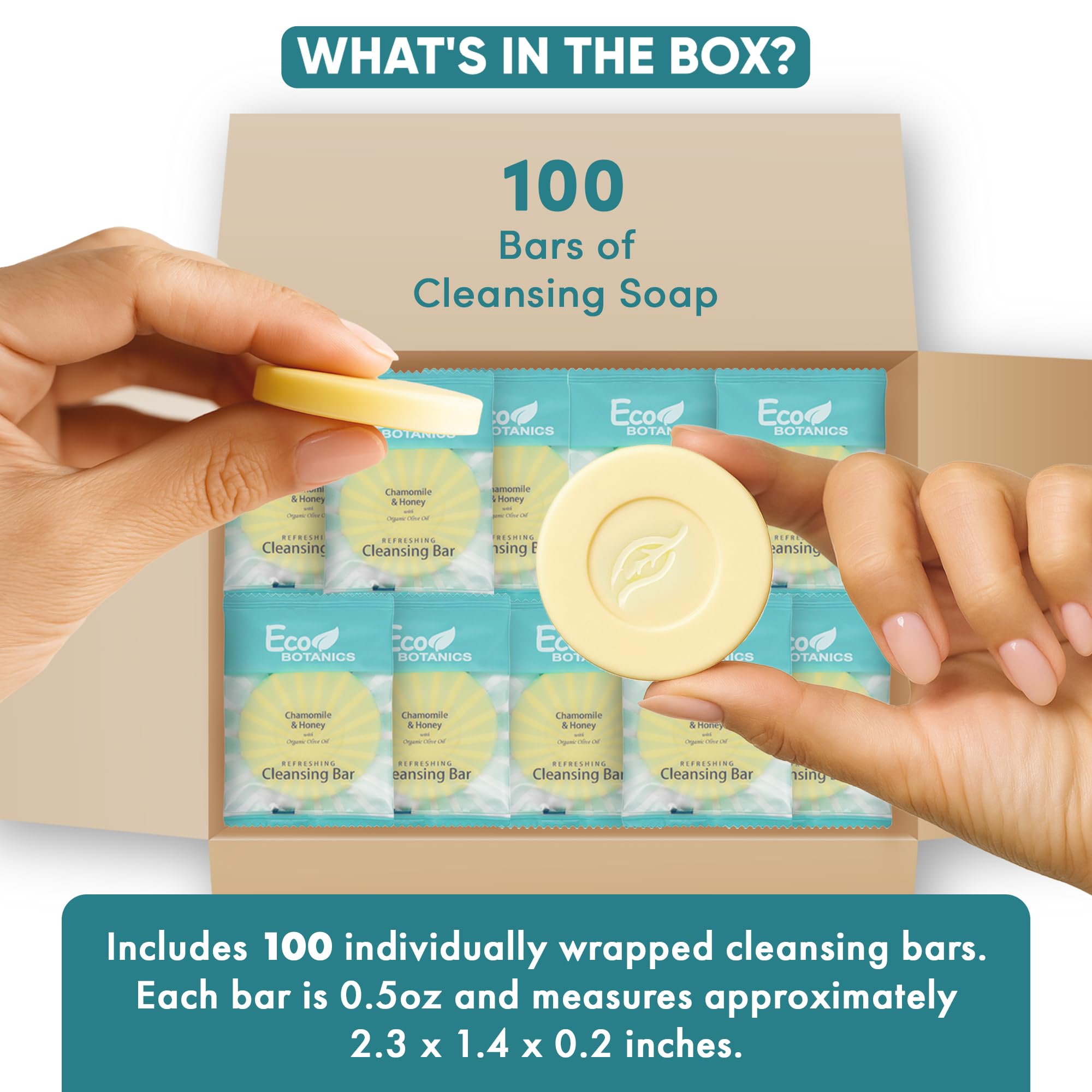 Eco Botanics aloe-olive oil soap formula for gentle daily cleansing.