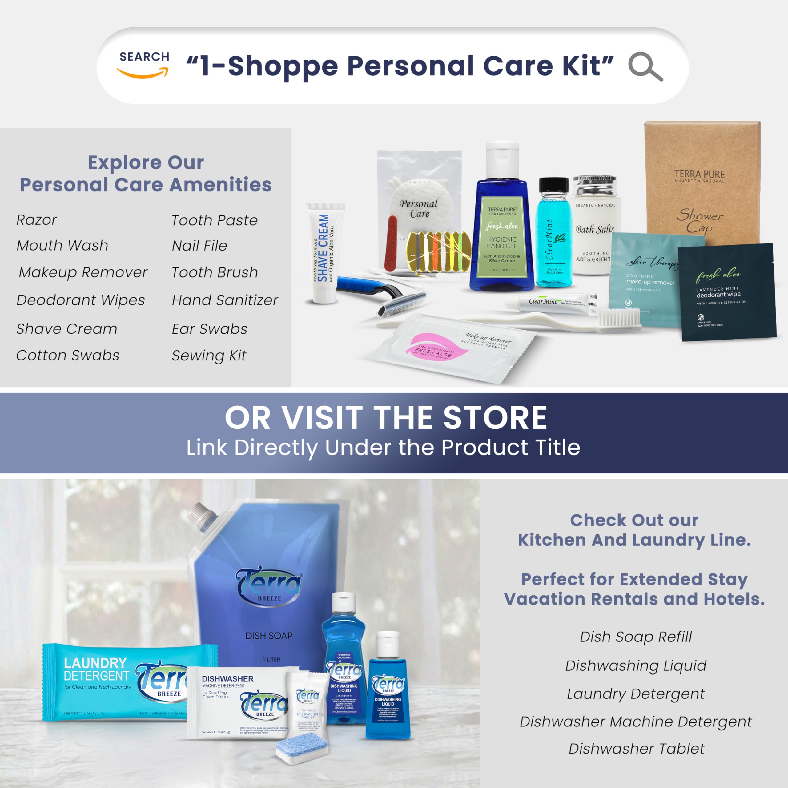 Eco Botanics hospitality kit collection highlights professional amenities.