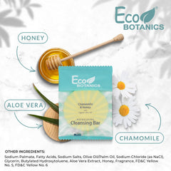 Eco Botanics white tea scent soap ideal for fresh hotel bathrooms.