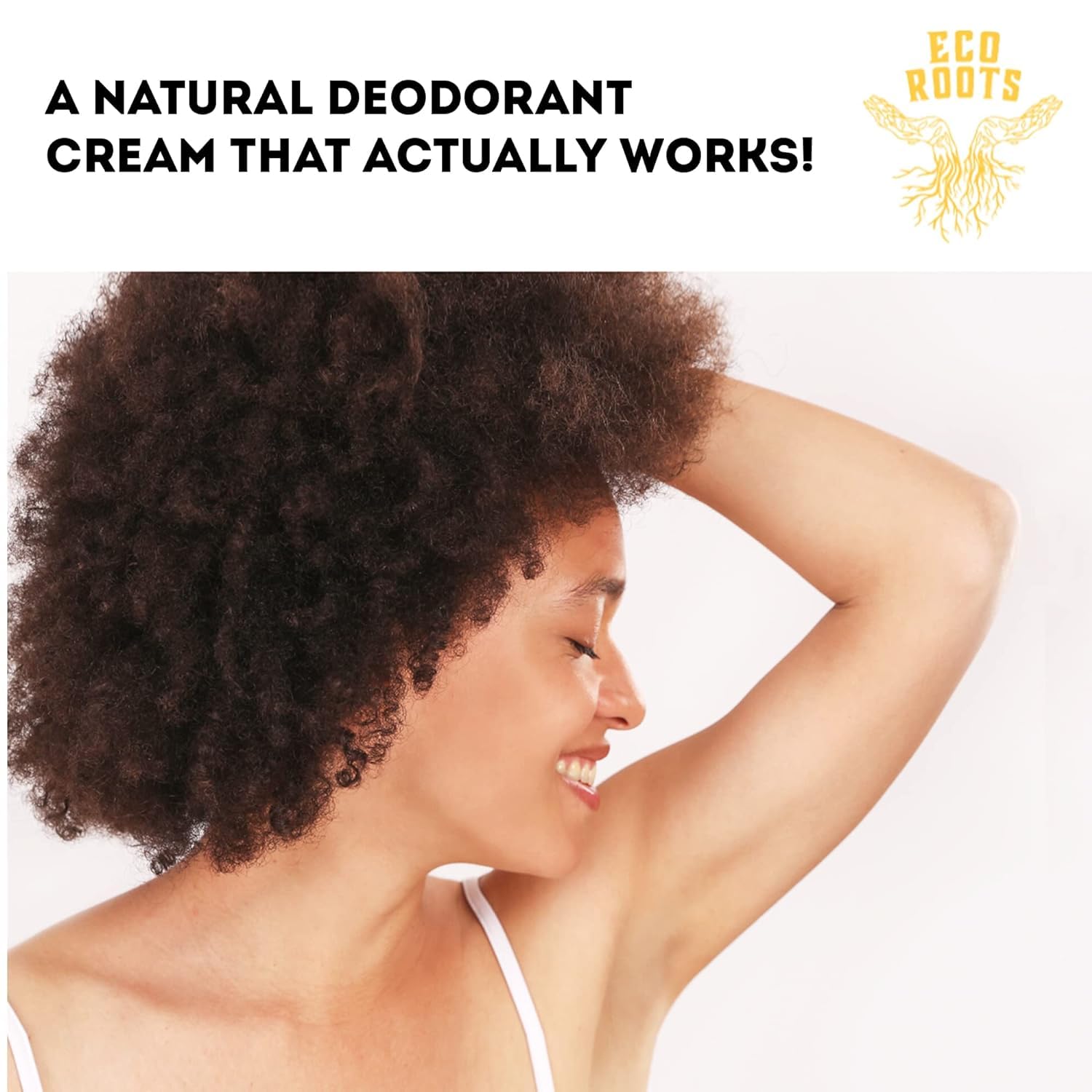 Eco Roots desodorante vegano: cuidado responsable para axilas y piel.