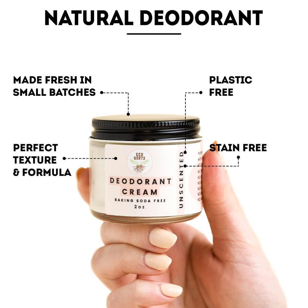 Envase compacto ECO ROOTS: crema desodorante para viajar.