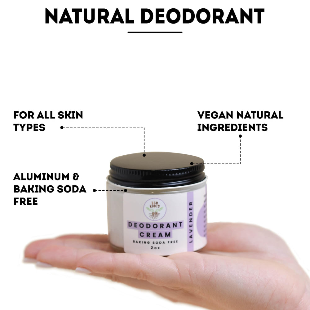 ECO ROOTS ingrediente orgánicos: arrurruz, coco y karité