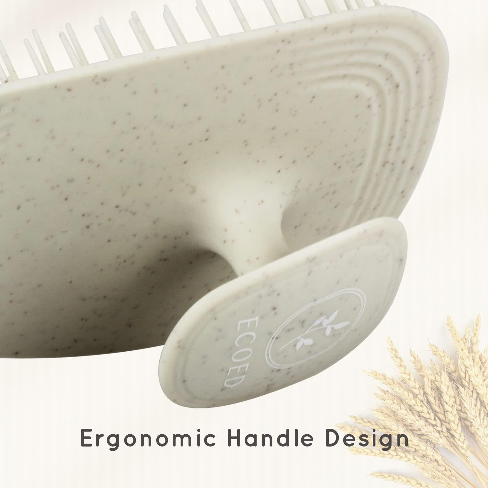 ecoed ergonomic handle provides a comfortable grip during cleansing sessions