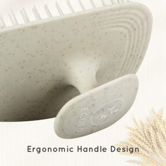 ecoed ergonomic handle provides a comfortable grip during cleansing sessions