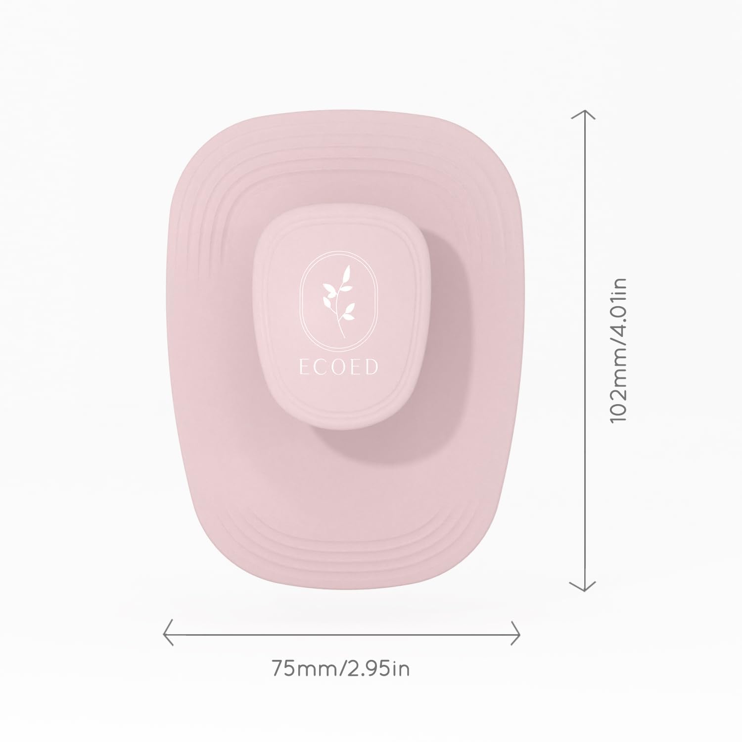 Ecoed pink hair care brush brightens daily cleansing routine