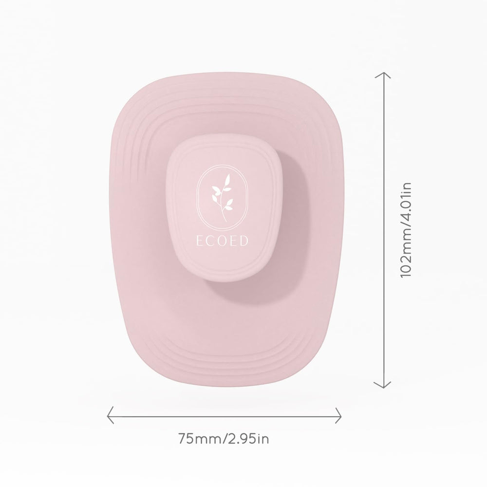 Ecoed pink hair care brush brightens daily cleansing routine