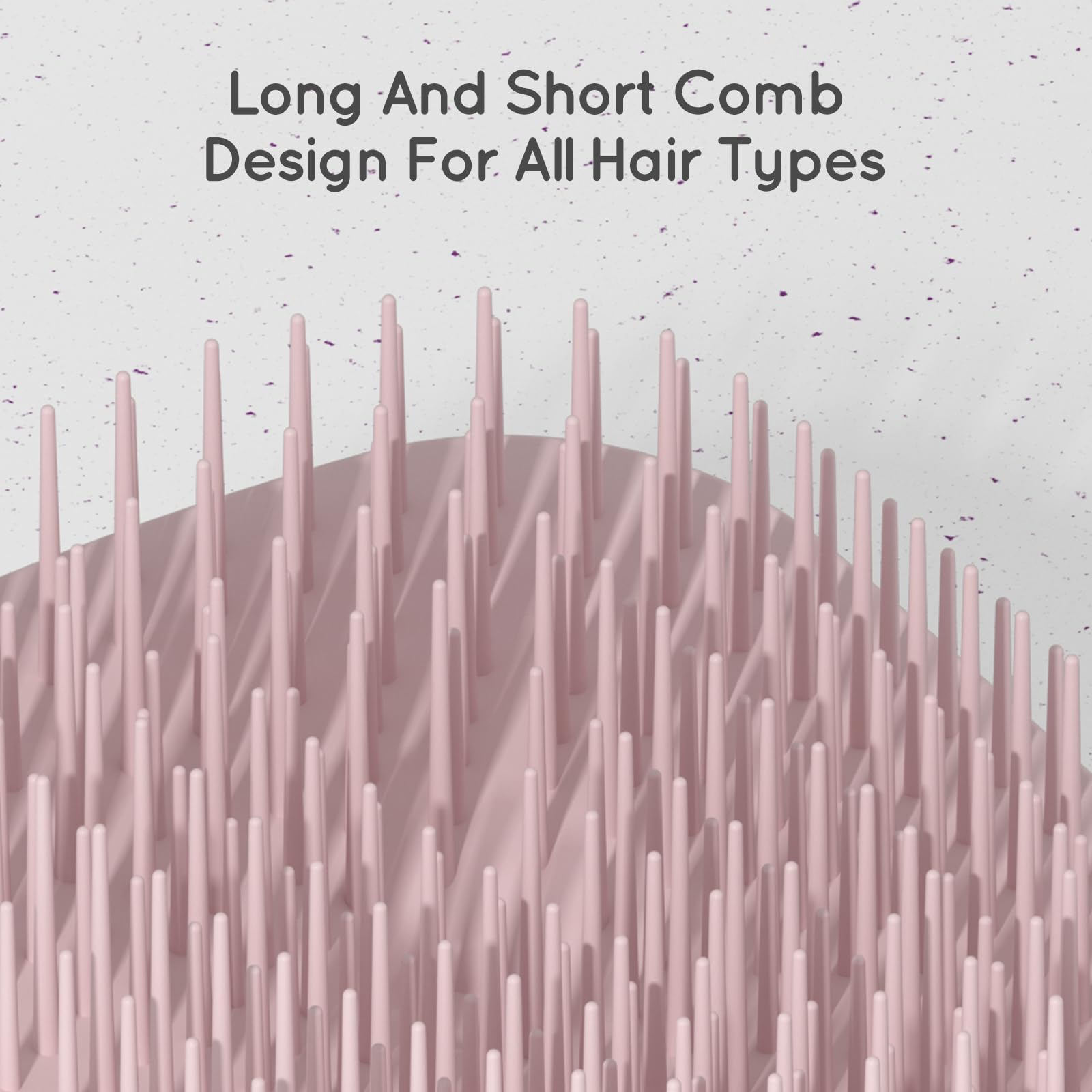 Ecoed scalp exfoliator brush aids thorough cleansing and detangling