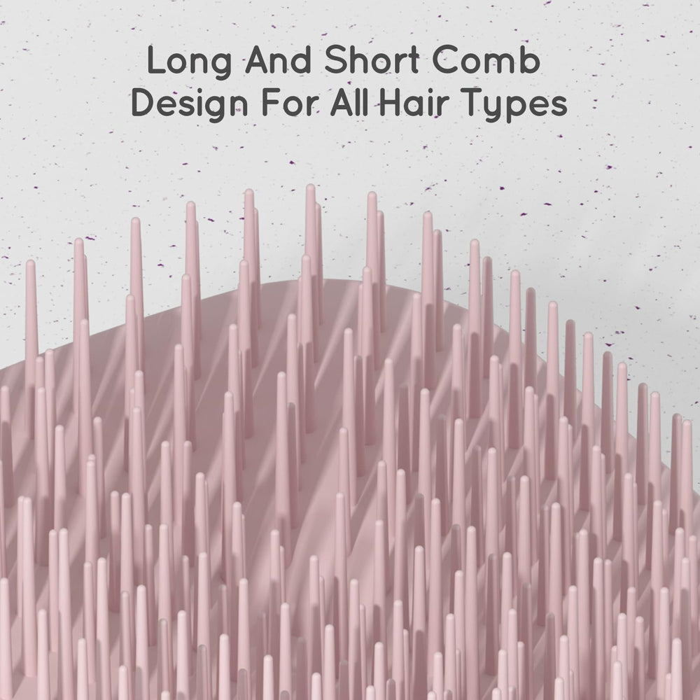Ecoed scalp exfoliator brush aids thorough cleansing and detangling